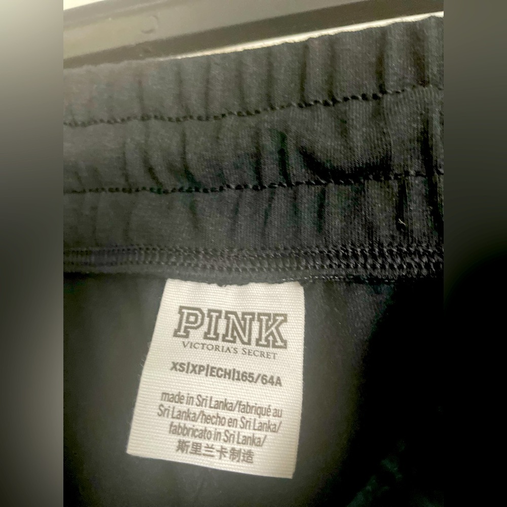 Pink jogger pants